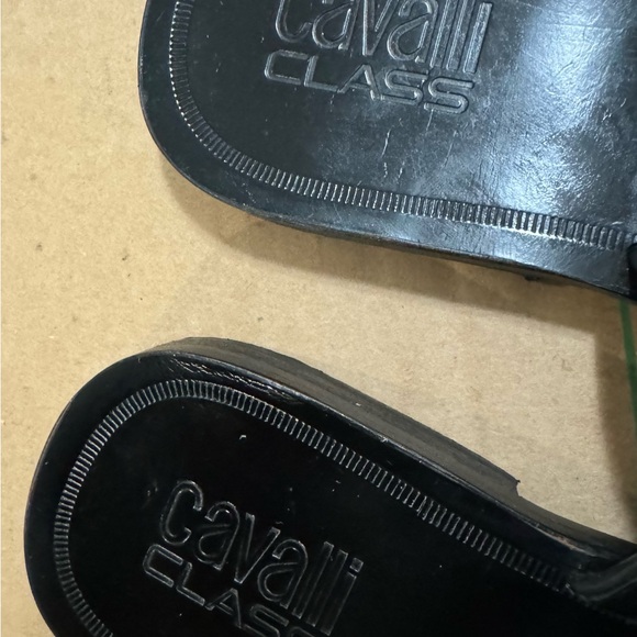 Cavalli leather slippers - Picture 4 of 4